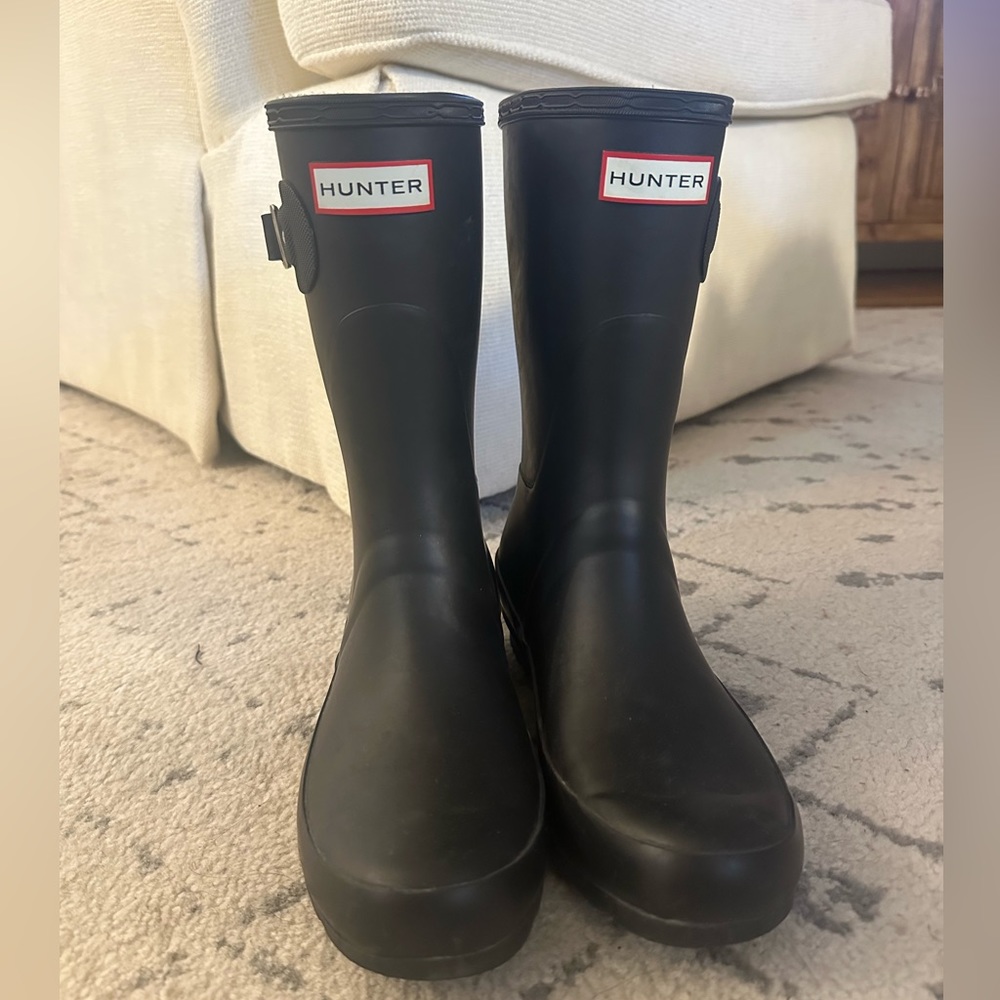 Hunter Rain boots black
